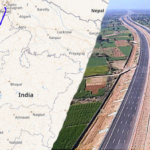 Delhi Mumbai Expressway with map
